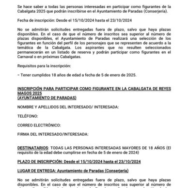 Cabalgata Figurantes