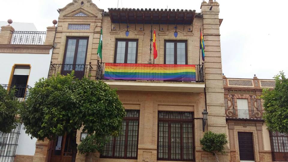 Bandera Arco Iris Balcón Ayuntamiento