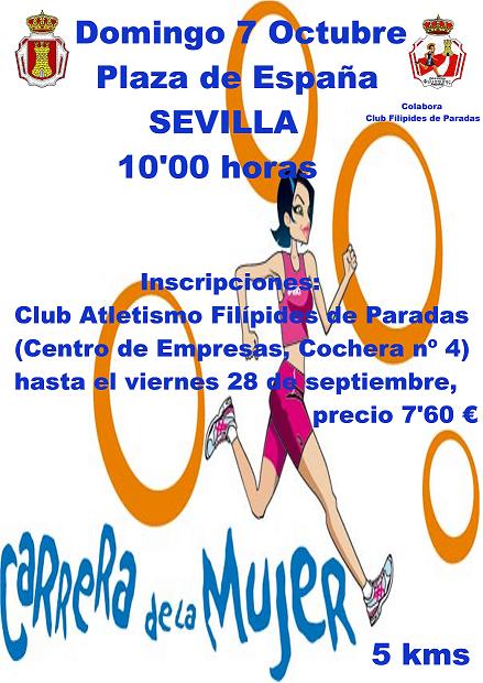 Cartel Carrera Mujer Sevilla \