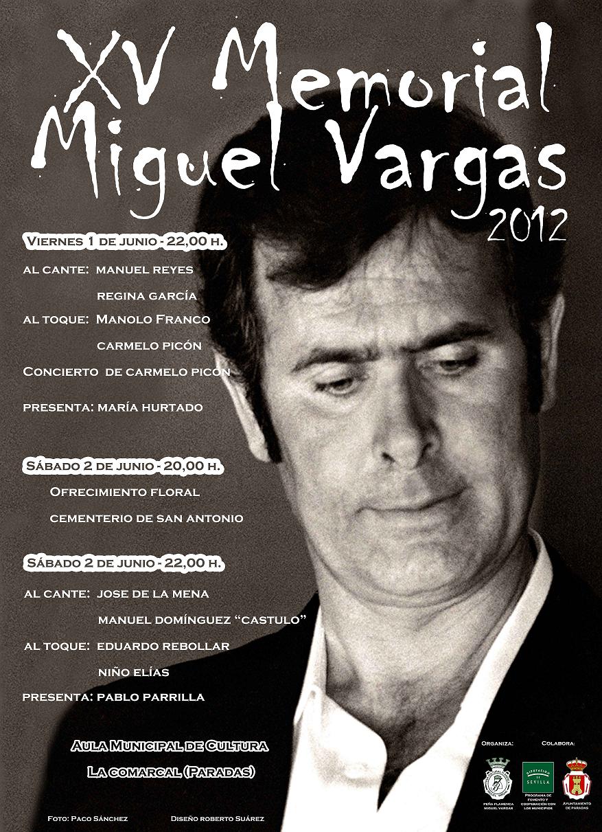 Cartel XV Memorial Miguel Vargas 2012