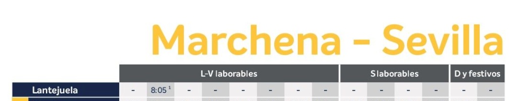 HORARIO DE AUTOBUSES