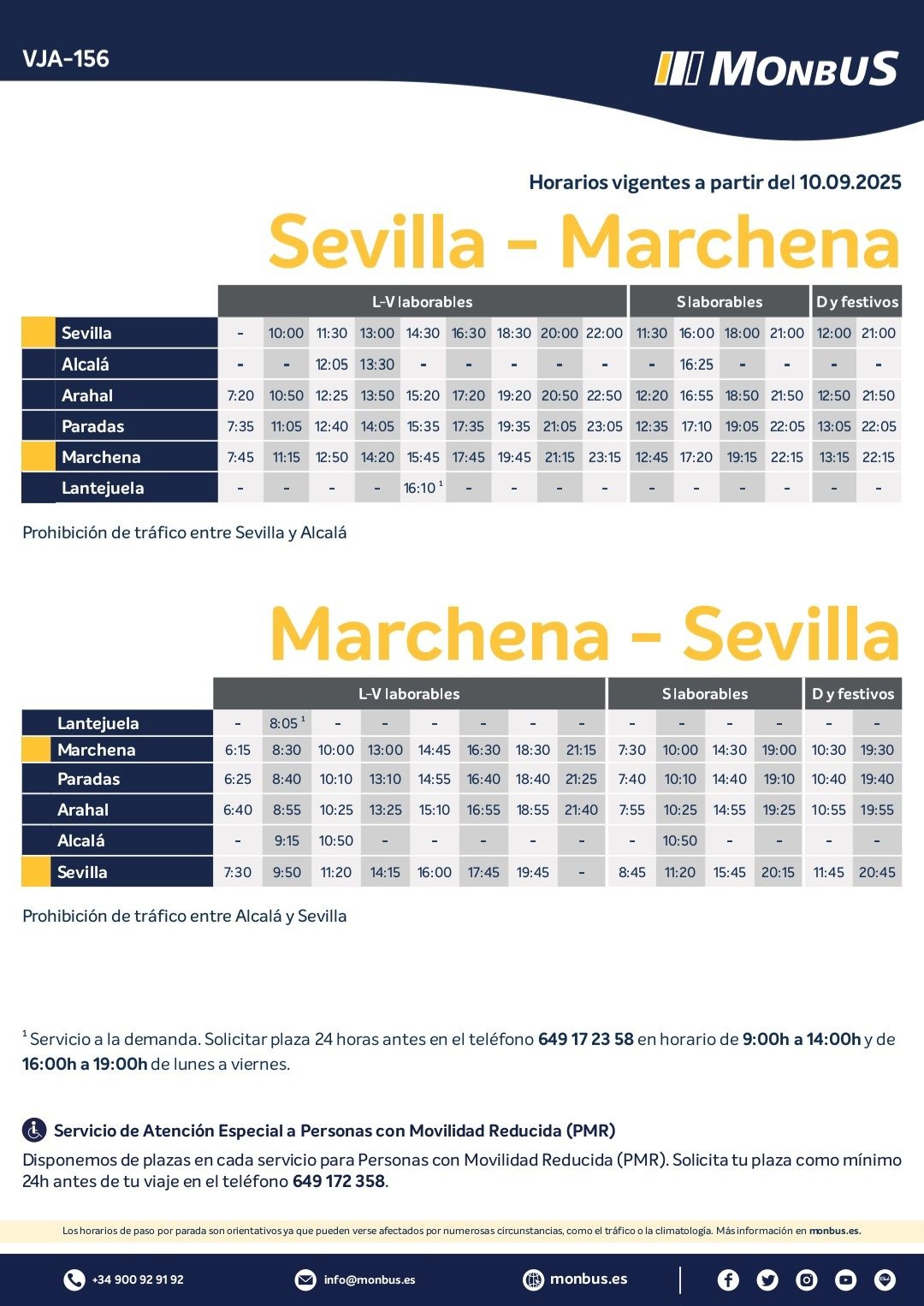 horario autobuses invierno 2025